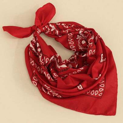 3 Packs Western Vintage Style Women's Versatile Headscarf Scarf - Soft Breathable Lightweight Multi-Purpose Headwrap Neck Gaiter Face Cover Decorative Hair Accessory For Daily Wear Denim Party Festival Travel Cycling Outdoor Christmas Valentine's Day Birthday Holiday Gift