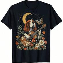 1 Piece Hiking T-Shirt With Bernese Mountain Dog Design, All Seasons, 100% Cotton, Single-Sided Print, Crew Neck, Short Sleeve, Unisex, Base Layer, 180g Cotton - 顏色 5 - 查看 7