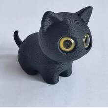 Bộ 5 tượng mèo Kawaii mắt to mini bằng nhựa resin đen trắng, trang trí bảng điều khiển ô tô, phụ kiện nội thất xe hơi, đồ trang trí động vật hoạt hình, tượng mèo dễ thương, quà tặng cho người yêu mèo, quà sinh nhật Giáng sinh Năm mới - Nhiều - Xem 17