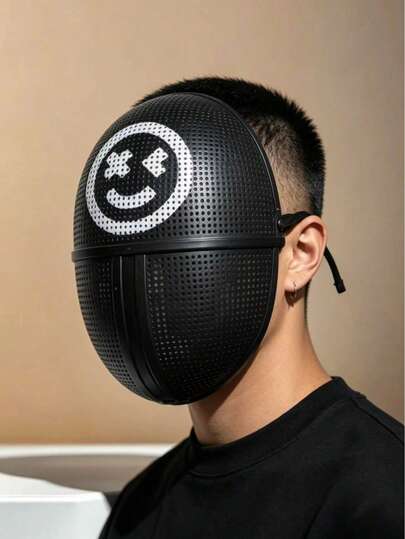 1pc Korean Themed Mask, Christmas Masquerade Costume Prop, Cosplay Role Play