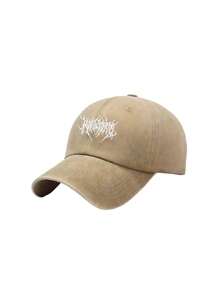 1Pc Unisex Washed Baseball Cap, Adjustable Outdoor Sun Protection Casual Hat,Suitable For Daily Matching For Spring, Autumn Travel, Beach, Y2k Style For Boys And Girls - Multicolor - View 11