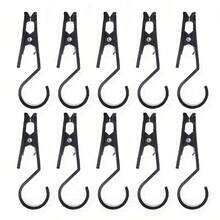 Outdoor Portable Tent Clips, Suitable For 6/10 Person Tents - Multi-Functional Hooks For Camping, Travel And Other Scenarios - Can Safely Hang Clothes, Towels And Equipment - Multicolor - View 5