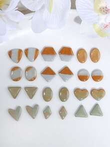 Mini Geometry Clay Cutters Molds, 11 Style Geometry Clay Cutters For Polymer Clay Earrings Bracelets Necklaces Making, DIY Clay Tools, Earring Making Kit - Geometry - View 4