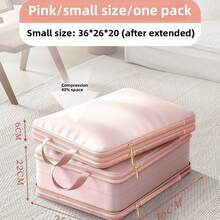 Space-Saving Compression Storage Box, Portable Self-Compressing Cube, Ideal For Luggage Organization, Bedding, Clothes, Blankets - View 16