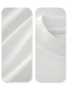 Women's Tops, Graphic Tees, Angel Graphic Print T-Shirt, Premium Cotton, Loose Fit, Comfortable Fit, Casual, Eye-Catching Print, Summer Cotton Tops, Women's Cotton T-Shirts. - 白色 - 查看 5