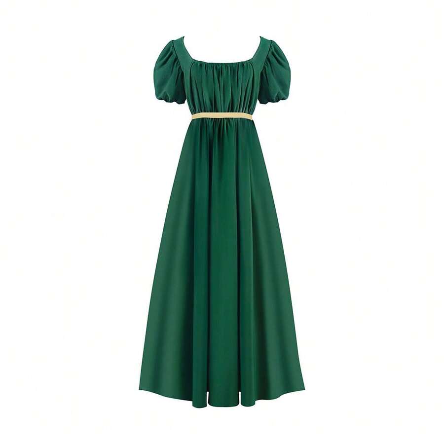 Stage Dance Wear - 2201 Short Bridgeton Dark Green Skirt - View 1