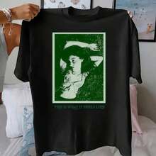 1 Piece Women's Vintage Western Gothic Horror Graphic T-Shirt - Featuring Cowboy Skeleton On Horseback And Skeletal Hands Design Br180g 100% Cotton - 黑色 4 - 查看 1