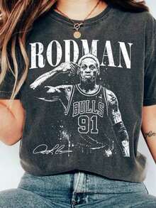 Cute Unisex Casual Premium T-Shirts, Victor Wembanyama Basketball Jersey, Victor Wembanyama Basketball Jersey, Wemby Basketball Gift, Funny Unisex Basketball Gift. - 黑色 4 - 查看 1