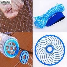 Easy Throw Hand Cast Fishing Net, Durable Nylon Monofilament Cast Net With Flying Disc & Lead Sinkers, Wear‑Resistant And Tear‑Proof,Portable Hand Throw Fishing Net For Freshwater Saltwater,Outdoor Fishing,Convenient Carrying And Storage - White - View 9