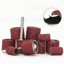 15mm 41pcs Sanding Ring Set With Connecting Rod, 15mm Large Ring Coarse Medium Fine 3-Grit Universal Rotary Tool Accessories, Suitable For Wood, Metal, Nail Art, Handmade DIY, Pet Nail Grinding Replacement Consumables - 41 PCS P80 - View 8