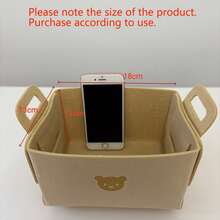 1 pieza Organizador de maletero de coche, Caja de almacenamiento plegable multifuncional, Organizador interior práctico de coche - Almacenamiento de osos - Ver 18