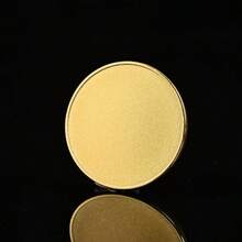 1/5pcs Uncoated Raw Blank Metal Coins, Customizable Engraving - A - View 2