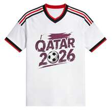 Camiseta de fútbol Catar 2026 Diseño de Fútbol - Multicolor - Ver 6