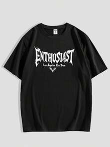 Men's T-Shirts For Spring And Summer - Black - View 2