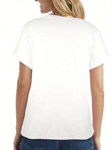 Moda 2026 Para Mujer Camiseta de Algodón Casual de Calidad, Camiseta con Estampado 'Preferiría Ir de Compras de Segunda Mano', Regalo Para Amantes de Antigüedades, Camiseta Gráfica con Estética de Segunda Mano, Atuendo para Amantes de las Compras, Regalos de Boutique, Camiseta Unisex Oversize de Algodón con Cuello Redondo para Primavera y Verano, Súper Suave, Camiseta Transpirable de Verano - Regalo Perfecto para Pascua, Día de San Valentín, Día de la Madre para Mamá, Parejas, Familiares y Amigos, Camiseta Básica Unisex - 8-blanco - Ver 2