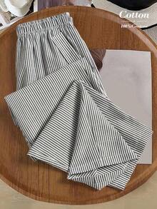 Pantalones casuales minimalistas de unicolor para mujer - Multicolor - Ver 6