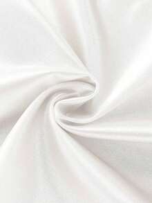 Top de camisola de satén con parches de encaje ajustado, chaleco casual y elegante para verano, vacaciones en la playa y viajes para mujeres - Blanco - Ver 4