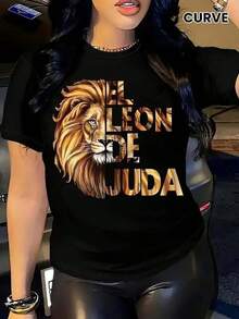 100% Algodón Premium 180g .¡Oferta Especial!Playera.Camiseta estampada de león llamativo 'El León de Judá' ideal para jóvenes y adultos 'negra disponible en varias tallas' moda casual 'para hombres mujeres' ropa urbana y moderna.Camiseta Streetwear Unisex Ideal para Conciertos y Regalo - Negro - Ver 6