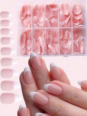 120 Boxes Of Pre Made Nails, Fake Nails, French Handmade DIY, Making Fake Nails, Nail Tips, Coffins, Nail Presses, Short Fake Nails, Transparent Nail Tips, DIY Nail Supplies, Nail Art, Almond Nails, Summer Nails, French Nails, Handmade Nail Presses