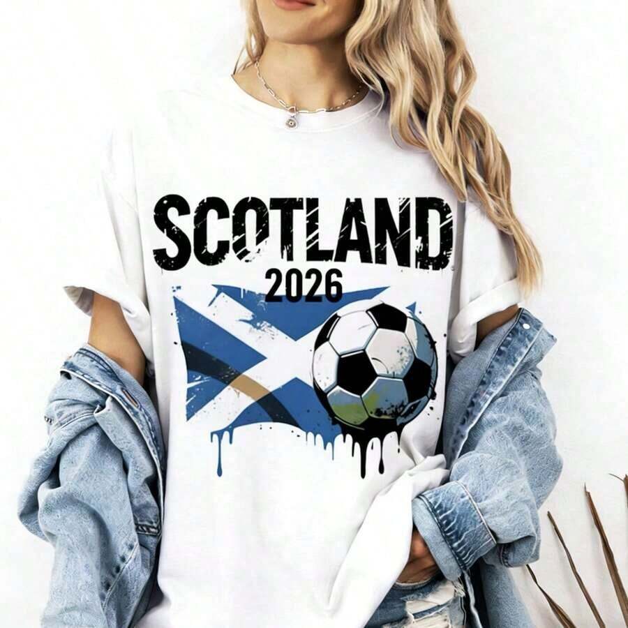 Panama 2026 Fan Shirt, Football Lover's Shirt With Panamanian Flag, 2026 World Cup Fan Shirt, Gift For The Panama National Team, Women's Shirts - 白色 9 - 查看 1