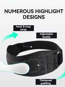 1 pieza Correa ajustable de soporte grueso para la rodilla, diseño reflectante para deportes, correr, fitness, baloncesto, senderismo - Multicolor - View 7