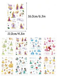 Disney | 8 Tờ Hình Dán Công Chúa Disney Lấp Lánh Kim Cương Dễ Thương Dành Cho Bé Gái, Hình Belle, Ariel, Rapunzel Dùng Cho Sổ Nhật Ký, Sổ Lưu Niệm, Sổ Kế Hoạch, Máy Tính, Bình Nước, Ốp Điện Thoại, Hoàn Hảo Cho Quà Sinh Nhật, Quà Tặng Tiệc, Phần Thưởng Học Tập, Văn Phòng Phẩm, Thiệp Chúc Mừng Ngày Lễ, Đồ Dùng Học Tập Tự Làm, Trang Trí Tiệc Tốt Nghiệp - 1 Set - Xem 6