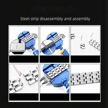 13件套专业手表后盖压入工具套装，手表维修工具组，适用于手表后盖安装 - 11件套裝 - 查看 5
