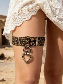 Leopard Wedding Bridal Garter Belts For Women, Gift For Women Wedding Accessories, Party Wear- Y2K Style For Daily Wear/ Gatherings, Perfect Family/ Holiday Gift - A - View 1