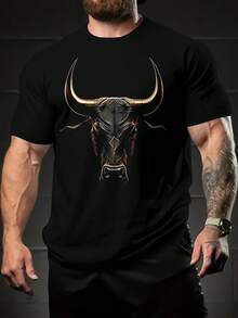 Camisetas de hombre para primavera y verano - Negro - Ver 7
