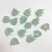 120顆多色壓克力鬱金香花珠，帶孔，適用於DIY珠寶製作、耳環、手鍊、項鍊、髮飾、手工藝品裝飾 - 彩色 - 查看 21