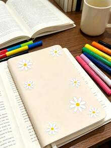 White Daisy Stickers, Cute Floral Labels For Sealing, Perfect For Decorating Your Phone, Water Bottle, Computer, Home Items, Gift Cards, Scrapbooks, And More - Multicolor - View 8