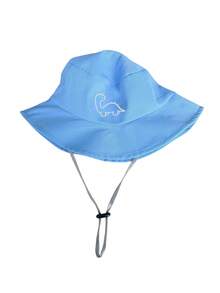 Infant Baby Toddler Dinosaur Print Bucket Cap Scratch Rope Bucket Hat Children's Adjustable Hat For Kids Girl Boy For Daily Casual Wear 0-4 Years - Multicolor - View 7