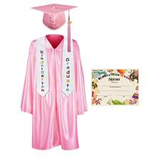 Conjunto de toga de graduación de jardín de infantes 2026, incluye borla y diploma 2026, adecuado para niños, niños y niñas, amigos, estudiantes para tomar fotos de graduación, regalo de graduación de jardín de infantes - Ver 11