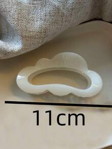 1/2pcs Korean Style Minimalist Elegant Hair Claw, French Style Rear Head Styling, Suitable For Internet Celebrity, Single Word Hair Clip Suitable For Hundreds Of Hairstyles, Suitable For All Seasons And Daily Use Hair Clip - Multicolor - View 3