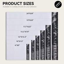 14.5"X19" Poly Mailers White Shipping And Envelope Bags Pack Of 5 - White - 查看 2