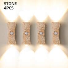 1/2/4pcs Dimmable Magnetic LED Night Light, Infrared Sensor + USB Rechargeable Wall Lamp, Smart LED Sensor Wall Light, 3-Color Dimmable, Wireless LED Wall Lamp Suitable For Stairs, Bedroom, Hallway, Kitchen, Cabinet, Yard, Room Decor, Bedroom Decor, Home Decor, Christmas, Halloween Decoration - Multicolor - View 18