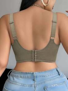3件組無縫聚乳防下垂乳膠果凍軟支撐固定杯女款小胸運動內衣 - 彩色 - 查看 4
