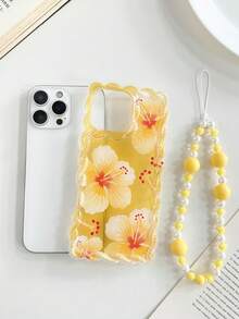 Ốp lưng điện thoại vẽ hoa họa tiết hoa bện trong suốt chống sốc dày dặn phù hợp cho iPhone 17, 17 Pro, 17 Pro Max, 16/14, 15, XS, 7/8 Plus, XR, 7/8, 11, 12, 13, 14 Series - Nhiều màu - Xem 3