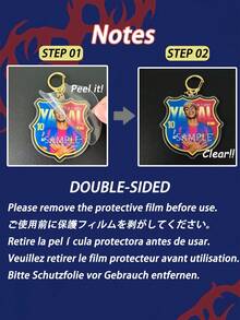 Barca Keychains, Lamin Yamal, Fermin, PEDRI, RAPHINHA, Football Fans Merchandise, Football Keychains, Car Key Chains, Bag Charms, Collectible Pendants, Party Favors, Birthday Gifts - Multicolor - View 4