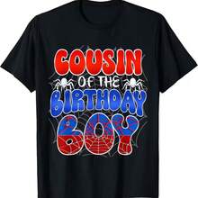 Printed T-Shirt For Men And Women - Black - View 1
