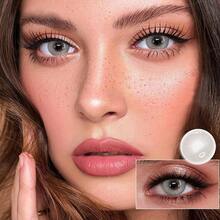 Polar Gray  Little Devil Eye Contact - Moisturizes And Daily Wear, Enhances Your Appearance On Holidays And Birthdays, Cheap, Valentine's Day, Cheap Goods, Travel, Travel Essentials, Room Decoration, Valentine's Day Gifts, Cheap Things, Rooms, Vacation Essentials, Women's Gifts, Bedrooms, Valentine's Day Supplies, 99 Cents - Grey - View 3