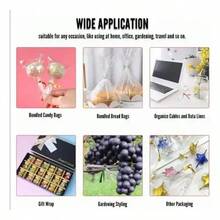 800pcs 10cm Metallic Twist Wire Food Bag Closure (Gold) - 1 - View 5