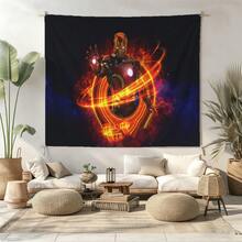 1pc Classic M Arvel I Ron Man Flame Energy Ring Tapestry Cool Tech Mechanical Armor Living Room Bedroom Headboard Wall Hanging Decor Boys Room Gaming Room Game Room Scene Layout Movie Fans Holiday Gathering Photography Background Dorm Aesthetic Art Wall Hanging Table Backdrop - Nhiều màu - Xem 2