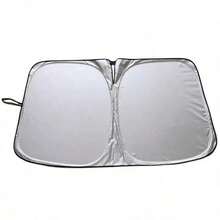1PC Foldable Car Windshield Sun Shade – Blocks 99% UV Rays & Keeps Vehicle Cool – Heat-Insulating Interior Protector, Universal Car Sun Visor For High Summer Temperatures - A - View 9