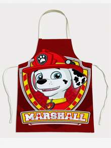Paw Patrol 1 pieza Delantal con estampado de dibujos animados, adecuado para pintura, manualidades, cocina, protección de cocina - Multicolor - Ver 13
