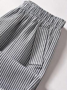 Pantalones casuales minimalistas de unicolor para mujer - Multicolor - Ver 3