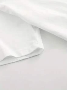 1 camiseta de mujer 100% algodón con estampado geométrico de corazón y la palabra "faith" - tela ligera y transpirable de 180g, top casual de manga corta y cuello redondo, adecuada para uso diario y fiestas de verano, lavable a máquina, 100% algodón de 180g. - Blanco - Ver 4