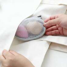 Hanging 3D Mesh Bag, Coin & Key Pouch, Makeup Sponge Dust Cover Storage Bag, Compact Cosmetic Organizer Pouch - Multicolor - View 6
