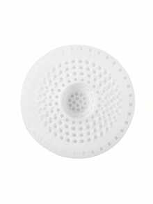 1pc Silicone Drain Filter, Suitable For Shower And Kitchen Sink, Easy To Install, Expandable, White And Gray Available, Round Design With Drainage Holes, Perfect For Bathroom Or Kitchen Use, Perforated Design, Easy Install Filter, Shower Drain Hair Catcher - Multicolor - View 6