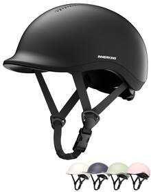自転車 ヘルメット 帽子型 大人 学生 耐衝撃 全方位保護 CE/CPSC認証済 EN1078規格 高剛性＆通気性＆超軽量 御洒落 キャップ型 街乗り 男女兼用 通勤 通学用ヘルメット サイズ調節可能 - ホワイト - チェックする 2